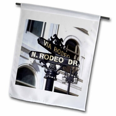 3dRose Rodeo Drive - Garden Flag, 12 by 18-inch