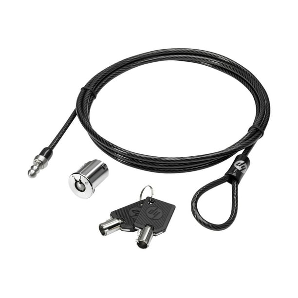 HP Docking Station Cable Lock - Security Cable Lock - 6 ft - for EliteBook 84XX, 85XX, 8770; ZBook 15u G2, 15u G3, 15u G4, 15u G5, 15u G6, 17, 17 G2 - for EliteBook 84XX, 85XX, 8770; ZBook 15u G2, 15u G3, 15u G4, 15u G5, 15u G6, 17, 17 G2