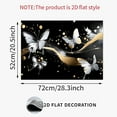 thumbnail image 4 of Butterfly Stove Top Cover for Electric Stove (28"x20") - Ceramic Glass Cooktop Protector, Heat Resistant Range Cover, Multipurpose Dish Drying Mat for Kitchen, 4 of 9
