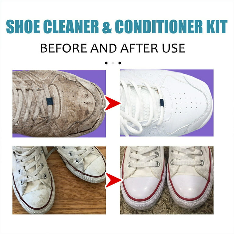Shoe Cleaning Gel Pen, Shoe Cleaning Brush And White Shoe Cleaner Kit,  Removes Dirt And Yellowing, Restores Whiteness Without Water
