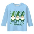 thumbnail image 3 of Xiaowennn Kids St. Paddy's Day Printed 3/4 Quarter Sleeve T Shirt Tops Peplum Casual Birthday Girl 4t, 3 of 3