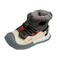 thumbnail image 5 of breaise Toddler Boots Boys Girls Winter Boots Waterproof Fleece Kids Snow Boots Faux Fur Booties Warm Walking Shoes for Indoor Outdoor, 5 of 9