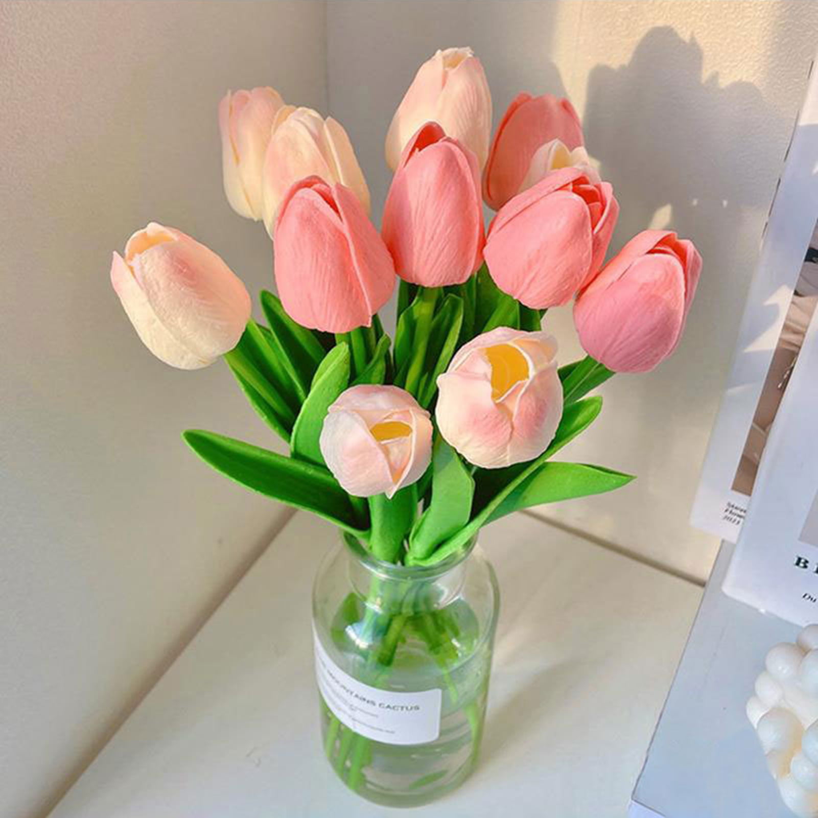 買い誠実 ZWMBYN Independence Day Artificial Tulip Flowers Swag， 19.7 Inch リース 