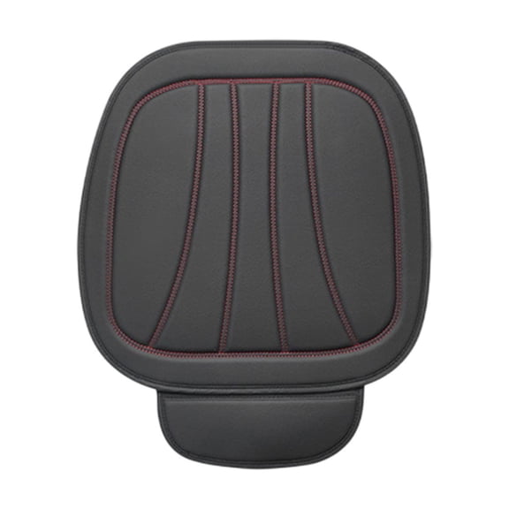 Car Seat Cover, Leather Anti Slip Waterproof Vehicle Front Bottom Cushion,Automotive Protection Pad Accessories, Universal for SUV, Sedan (Red)