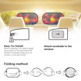 thumbnail image 5 of Yuyamidu Sunset Car Shades for Side Window 2 Pack Coconut Tree Car Side Back Window Sun Shade for Women Fashion Window Sunshade for Car SUV Truck Sedan Van, 5 of 7