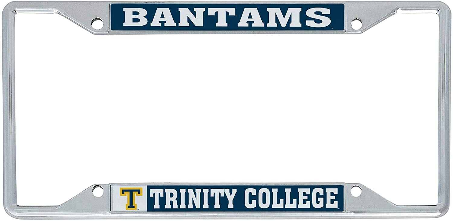 Trinity College Bantams NCAA Metal License Plate Frame For Front Back ...