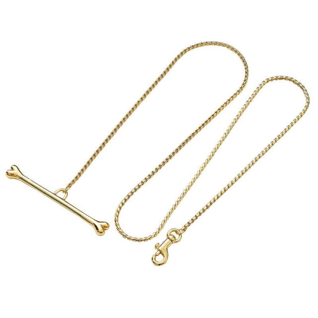 Pet Dog Chain High Strength Anti-Bite Stainless Steel Traction Rope Pet Supplies for Small Medium Large Dogs 100cm