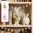 thumbnail image 7 of Green Easter Sweater Bunny Resin Ornament Figurine For Indoor Home Desktop Living Room Outdoor Garden Yard And Holiday Party Decoration 5.9X2.56X2.56 Inch, 7 of 7