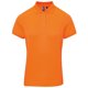 thumbnail image 1 of Premier- Polo de manga corta Coolchecker para mujer (Naranja neón), 1 of 2