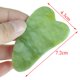 thumbnail image 1 of Piedra de Jade Natural Guasha tablero cuerpo masajeador de piel masaje facial estrés alivio del dolor piel raspador cuidado de la salud caliente heqiyong CONDUJO, 1 of 2