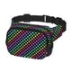 thumbnail image 2 of Fotbe Rainbow Hearts Cangurera Cuadrada con Estampado de Doble Capa, Bolsa de Cintura Ajustable Mini para Hombres y Mujeres, 2 of 9