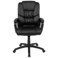 thumbnail image 6 of Emma + Oliver Big & Tall 400 lb. Rated Black LeatherSoft Office Chair - Executive Office Chair, 6 of 13