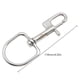 thumbnail image 2 of Naiovety Perno de acero inoxidable Gancho a presión Flexible Giratorio Buceo Ganchos submarinos Accesorios BCD 110 MM Gancho único Type2 NO2 Naiovety OD002493-04B, 2 of 4