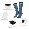 thumbnail image 3 of Naloa Construction Vehicles Thigh High Socks Extra Long Stretchy Sock Women Over Knee High Opaque Stocking Daily Wear, 3 of 6