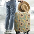 thumbnail image 2 of Green Sunflower Pattern Luggage Cover Fashion Suitcase Cover Baggage Covers Fit 25-28 Inch Luggage (Go Travel), 2 of 5