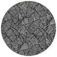thumbnail image 2 of Addison Rugs Chantille Indoor/Outdoor Transitional Floral Black Washable Round Rug, 8' x 8', 2 of 6