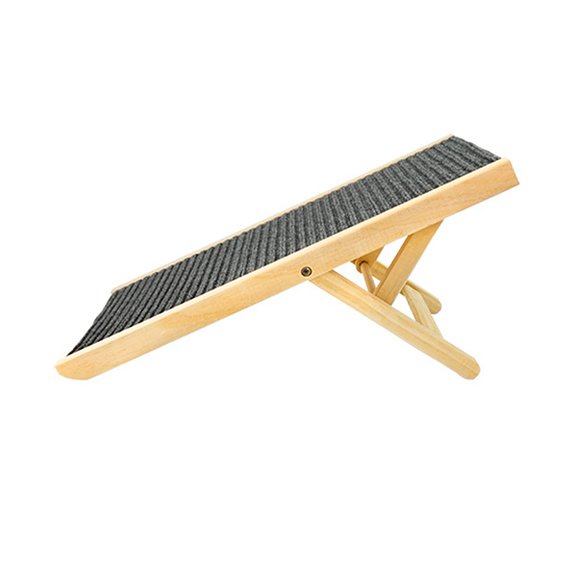 Rampe pour Chien en Bois à Hauteur Réglable, Antidérapante, Pliable, Échelle d'Escalade pour Animal de Compagnie pour Sofa, Lit, Voiture, Taille : Env. 70x35 cm / 27,6x13,8 Po (m)