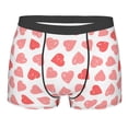 thumbnail image 4 of Goofa Pink Hearts1 Printed Men's Boxer Briefs Underwear, Moisture-Wicking Underwear, Trunk,Soft and Breathable Cotton Underwear-, 4 of 9
