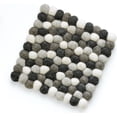 thumbnail image 2 of Cilio Virgin Sheep Wool Trivet Light Gray 8 Inch Square, 2 of 3