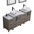 thumbnail image 6 of Vanity Art 72" Double Sink Freestanding Bathroom Vanity Set with Engineered Marble Top and Mirror, 6 of 9