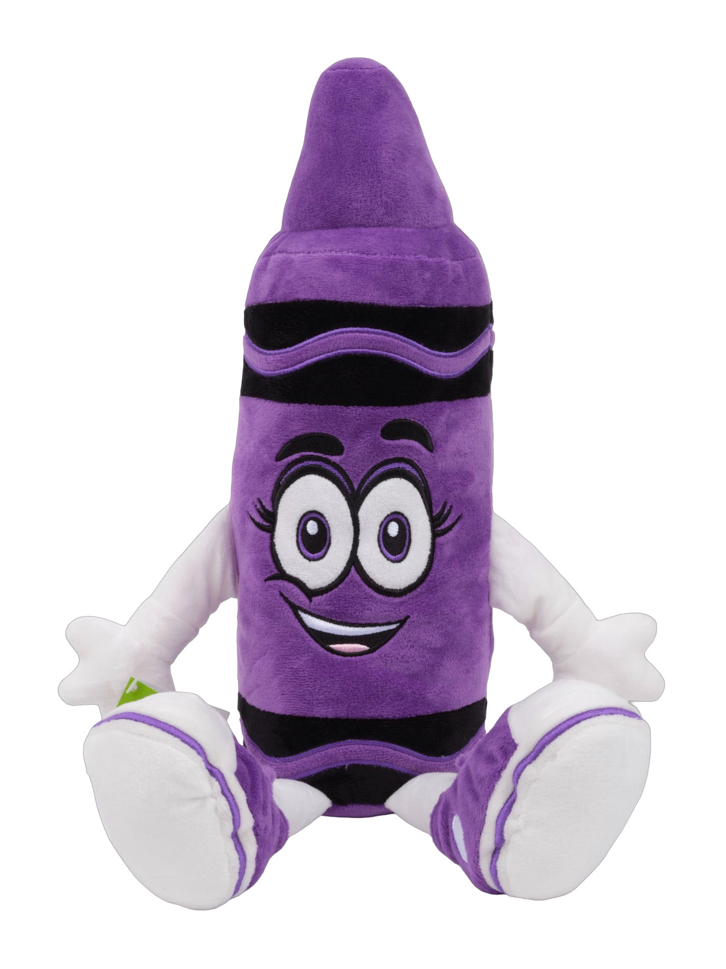 Crayola Crayon Tip Plush Stuffed Animal, Purple, 14 Inch