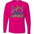 thumbnail image 3 of Inktastic Mardi Gras Masks and Beads Long Sleeve T-Shirt, 3 of 5
