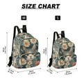 thumbnail image 2 of FORMRS Mini Backpack Purse for Women Quilted Travel Daypack Casual Shoulder Bag, Flowers Cat, 2 of 7