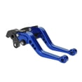 thumbnail image 1 of Palancas de freno y embrague largas únicas para Honda VFR1200/F 2010-2014, palanca de freno ajustable en 6 posiciones, aleación de aluminio, azul, 1 par, 1 of 6