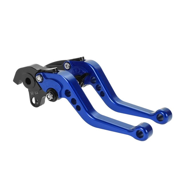Palancas de freno y embrague largas únicas para Honda VFR1200/F 2010-2014, palanca de freno ajustable en 6 posiciones, aleación de aluminio, azul, 1 par