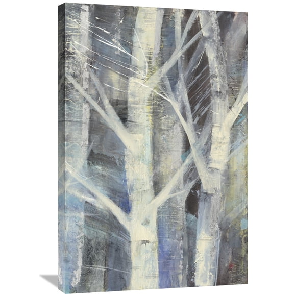 Global Gallery Albena Hristova 'Winter Birches II' Canvas Wall Art