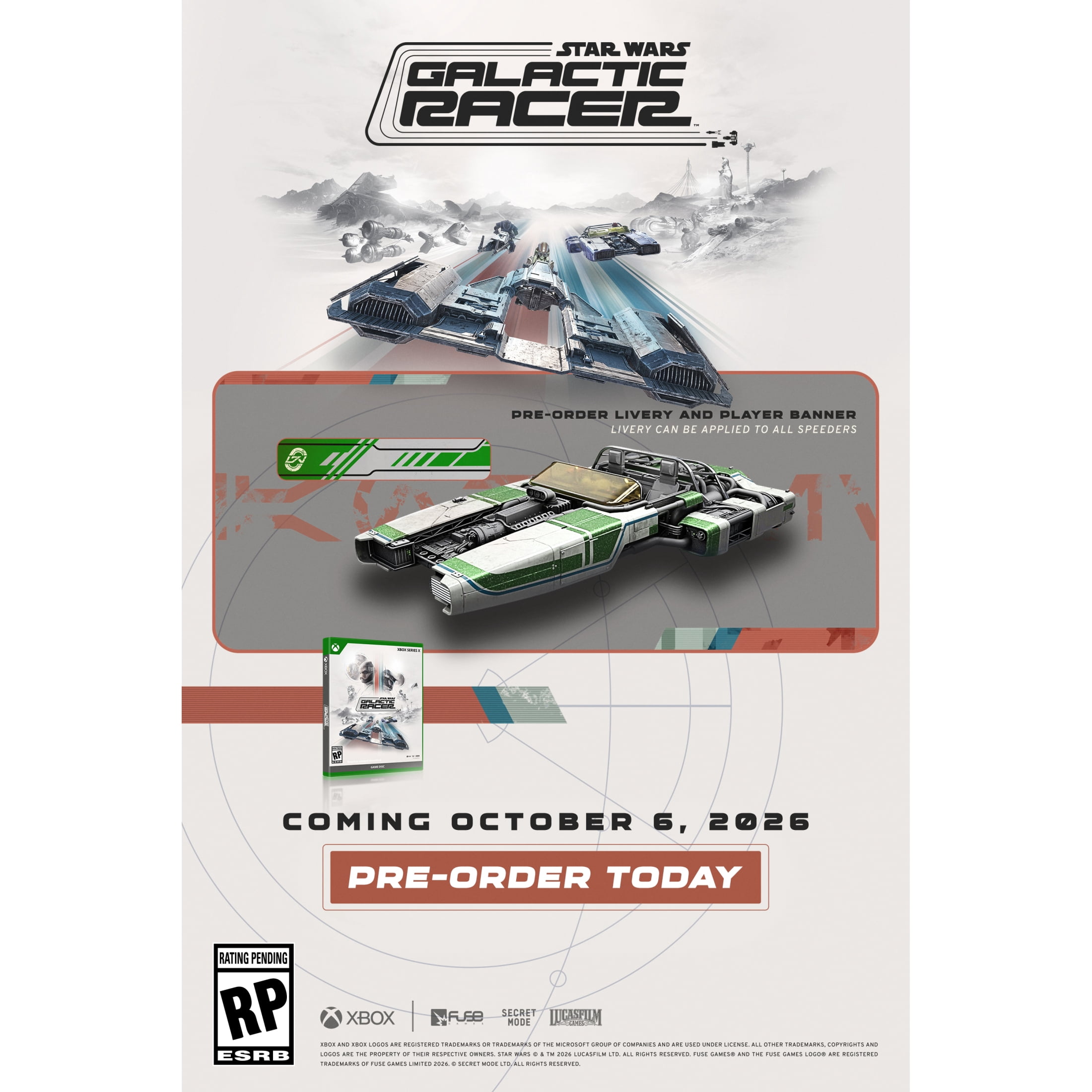 Star Wars Galactic Racer - Xbox Series X Game
