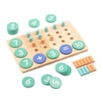 thumbnail image 1 of Juguetes de aprendizaje de matemáticas, material didáctico de aritmética, rompecabezas de reconocimiento de colores, juguete de educación temprana, 1 of 9
