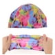 thumbnail image 5 of Gorro de Natación de Patrón Floral de Elasticidad Única 1 Pc 5.91"x9.25" Rosa Azul Amarillo, 5 of 6