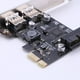 thumbnail image 2 of Adaptador PCI Express tarjeta expansión PCI-E x1 2 puertos USB 3.0 para escritorio, 2 of 6