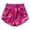 #86Pink, variant on Girls Boys Metallic Shorts Kids Sparkly Dance Outfits Shiny Hot Pants Athletic Shorts