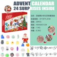 thumbnail image 4 of Calendario de Adviento de 2025 con rompecabezas de plástico y alambre de metal, calendario de cuenta regresiva para Navidad, caja de regalo de Navidad con 24 piezas de juguetes mágicos para el cerebro, 4 of 5