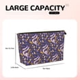 thumbnail image 4 of Picia Snake And Floral Printed Leather Travel Toiletry Bag,Cosmetic Organizer, Makeup Travel Bag, Durable Travel Pouch, Compact Toiletry Bag, Travel Accessories, 4 of 6