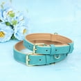 thumbnail image 4 of Jumpress Leather Dog Collar for Small Dogs, Heavy Duty Soft Padded Small Dog Collar (Teal, XS), 4 of 8