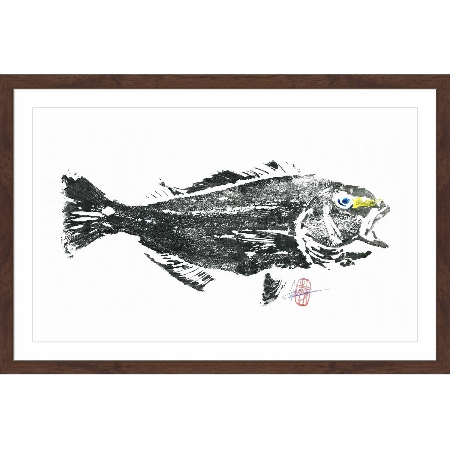 "Trevally Jack" Framed Painting Print