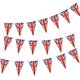 thumbnail image 1 of Union Jack Bunting 30 Pcs Pennants Decorations For King Charles Iii Coronation, British Bunting Flag For British National Day Street Party, 1 of 4