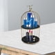 thumbnail image 4 of Estante organizador de maquillaje y perfumes, estante de exhibición decorativo para cosméticos y hogar. 2 niveles negro, 4 of 6
