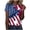 Red, variant on WUANDIXFA Womens Casual Tops 250 Anniversary USA Shirt, 4th of July T-Shirt for Women, Independence Day Tshirt for Women Red,XL