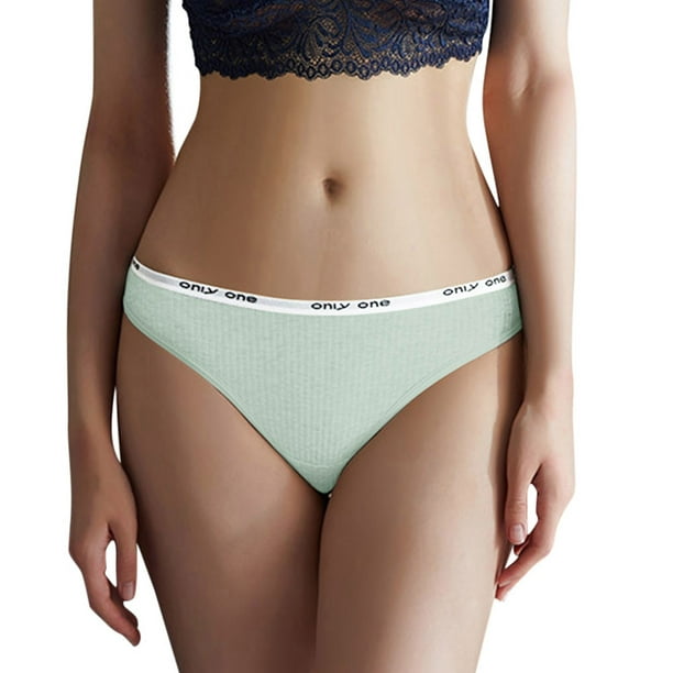 Aayomet Women Underwear Thongs Sexy Sports Ladies Panties (Mint Green, L)