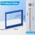 thumbnail image 3 of 1/4” Double Gang Receptacle Outlet Box Extender,Blue Electrical Outlet Extender for Electrical Outlet Box,A Great Helper for Outlet Box Adjustments,3Pack, 3 of 6