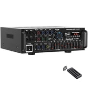 Stereo Receivers with Bluetooth 5.0 HiFi Sunbuck 2000W Stereo Power Amplifier Karaoke FM USB SD AUX Remote, Home Theater Audio Stereo System Components, Receiver for Speaker