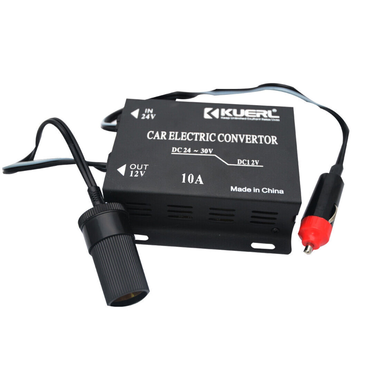 12v to 24v converter cigarette lighter Truck 24V DC to Car 12V DC Cigarette Lighter Buck Converter Power Adapter