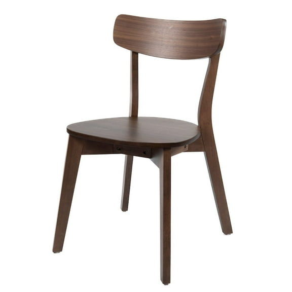 New Classic Furniture Gabby Wood Dining Chair in Walnut (Set of 4)