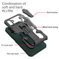 thumbnail image 2 of ELEHOLD Armor Case for Samsung Galaxy A54 5G,Rugged Hybrid Full Body Protective Case Hidden Kickstand  Magnetic Car Mount Anti-Scratch Shockproof Case,Darkgreen, 2 of 7