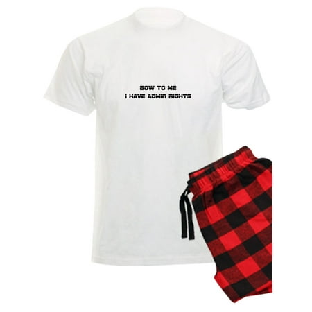 

CafePress - Admin Rights Pajamas - Men s Light Pajamas