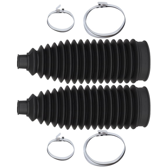 cciyu Front Steering Rack Boot Compatible Fit For Buick For Chevy For Ford For GMC For Hyundai For Lexus For Lincoln For Pontiac For Toyota 2pcs Steering Kit